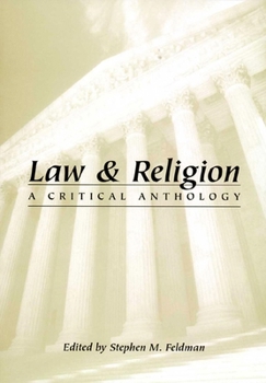 Paperback Law and Religion: A Critical Anthology Book