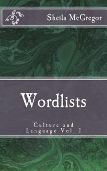 Paperback Culture and Language Vol. 1: Word-Lists Book
