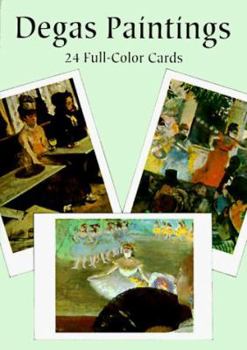 Paperback Degas Paintings: 24 Full-Color Cards Book