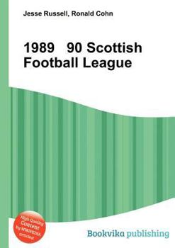 Paperback 1989 90 Scottish Football League Book