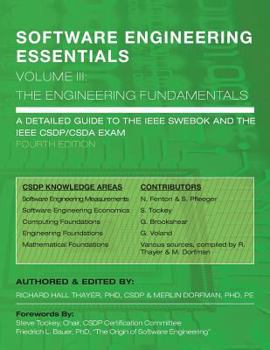 Paperback SOFTWARE ENGINEERING ESSENTIALS, Volume III: The Engineering Fundamentals Book