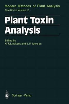 Paperback Plant Toxin Analysis Book