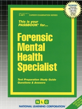 Spiral-bound Forensic Mental Health Specialist: Passbooks Study Guide Book