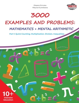 Paperback 3000 Examples and Problems: Mathematics and Mental Arithmetic: Part 1 Book