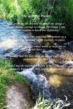 The Serenity Prayer: Creek Scene Journal 120 Lined Pages