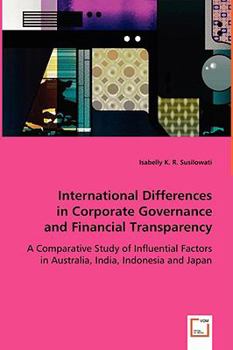Paperback International Differences in Corporate Governance and Financial Transparency Book