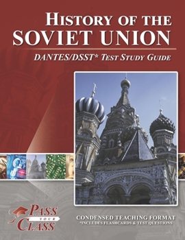 Paperback History of the Soviet Union DANTES/DSST Test Study Guide Book