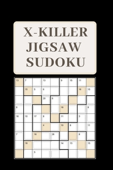 Paperback X-Killer Jigsaw Sudoku: 186 Fantastic Puzzles Book