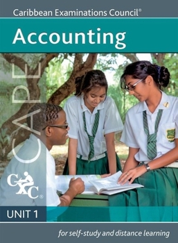 Paperback Accounting Cape Unit 1 a Caribbean Examinations Council Study Guide Book