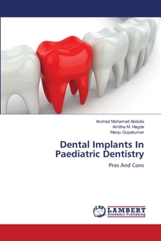 Paperback Dental Implants In Paediatric Dentistry Book