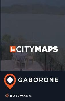 Paperback City Maps Gaborone Botswana Book