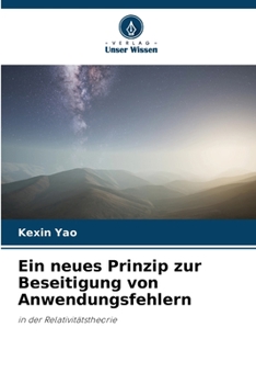 Paperback Ein neues Prinzip zur Beseitigung von Anwendungsfehlern [German] Book