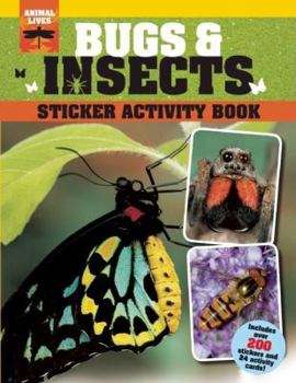 Paperback Bugs & Insects Sticker Activity Book [With Sticker(s)] Book