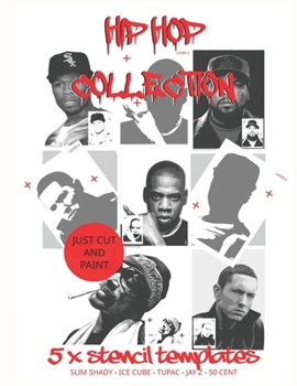 Paperback Hip Hop Collection: Stencil Templates Book