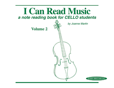 Paperback I Can Read Music, Vol 2: A Note Reading Book for Cello Students Book
