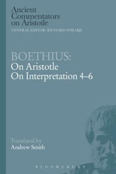 Paperback Boethius: On Aristotle on Interpretation 4-6 Book