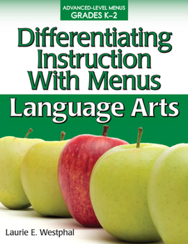 Paperback Differentiating Instruction with Menus: Language Arts (Grades K-2) Book