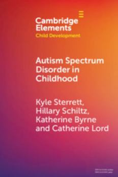 Paperback Autism Spectrum Disorder in Childhood Book