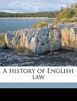 Paperback A history of English law Volume 6 Book