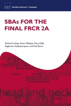 Paperback SBAs for the Final FRCR Part 2A Book