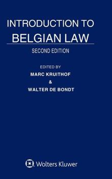 Hardcover Introduction to Belgian Law Book