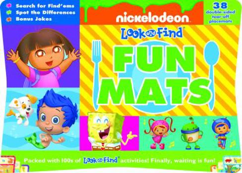 Board book Nickelodeon Look and Find Fun Mats, 38 Double-sided Tear-off Activity Placemats Book