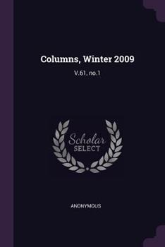 Paperback Columns, Winter 2009: V.61, no.1 Book