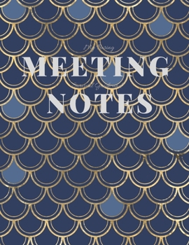 Paperback My Boring Meeting Survival Guide and Notes: 8.5x11 Meeting Notebook and Puzzle Book