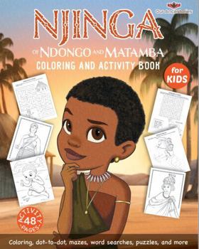 Paperback Njinga of Ndongo & Matamba Coloring and Activity Book