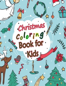 Paperback Christmas Coloring Book for Kids Book