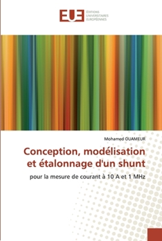 Paperback Conception, mode&#769;lisation et e&#769;talonnage d'un shunt [French] Book