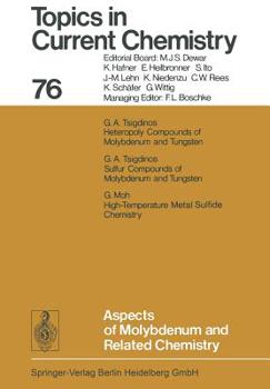 Paperback Aspects of Molybdenum and Related Chemistry Book