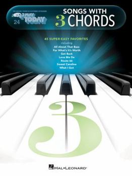 Paperback Songs with 3 Chords: E-Z Play Today #24 Book