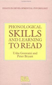 Hardcover Phonological Skills and Learning to Read Book
