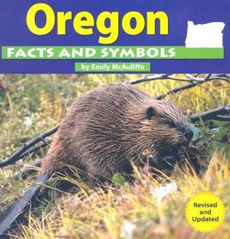 Library Binding Oregon Facts and Symbols Book