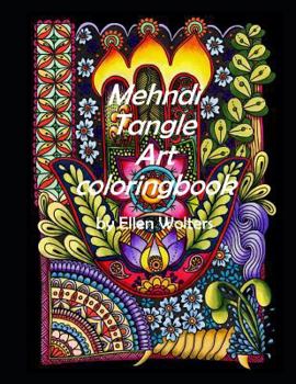 Paperback Mehndi Tangle Art Coloringbook Book