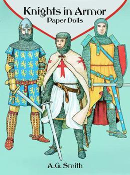 Paperback Knights in Armor Paper Dolls Book