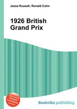 Paperback 1926 British Grand Prix Book
