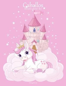 Paperback Caballos libro para colorear 1 & 2 [Spanish] Book