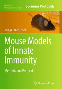 Paperback Mouse Models of Innate Immunity: Methods and Protocols Book