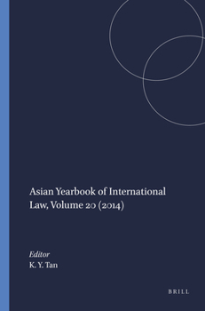 Hardcover Asian Yearbook of International Law, Volume 20 (2014) Book