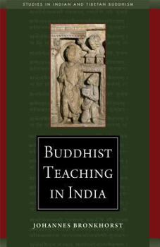 Paperback Buddhist Teaching in India Book