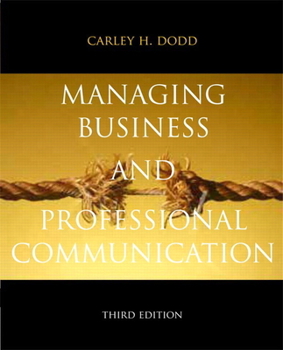 Paperback Managing Business & Professional Communication Book