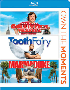 Blu-ray Gulliver's Travels / Tooth Fairy / Marmaduke Book