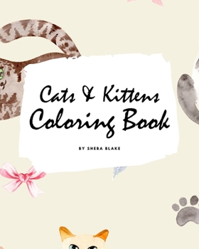 Paperback Cute Cats and Kittens Coloring Book for Children (8x10 Coloring Book / Activity Book) Book