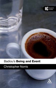 Paperback Badiou's 'Being and Event': A Reader's Guide Book