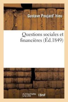 Paperback Questions Sociales Et Financières [French] Book