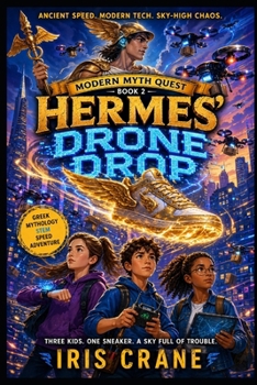 Paperback Hermes' Drone Drop: A Funny Greek Myth STEM Adventure for Kids Ages 7-12 Book