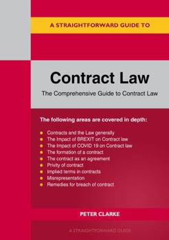 Paperback A Straightforward Guide to Contract Law: Revised Edition - 2023 Book