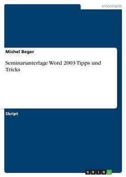 Paperback Seminarunterlage Word 2003 Tipps und Tricks [German] Book